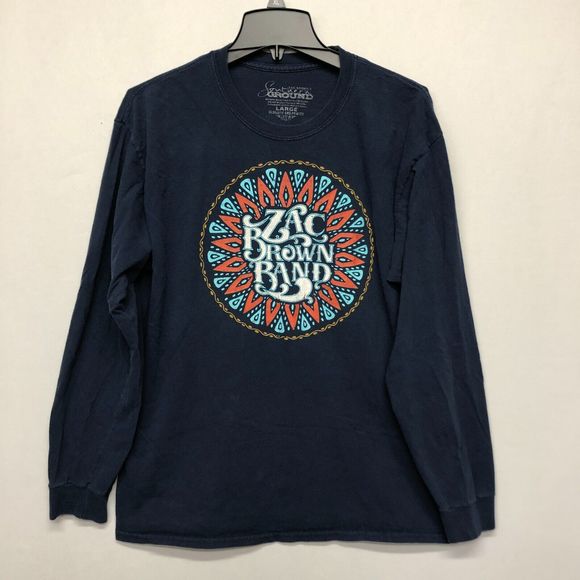 Zac Brown Band Black Out The Sun 2016 Tour T-Shirt Tee Adult Size Large B242 -22 - Picture 1 of 12